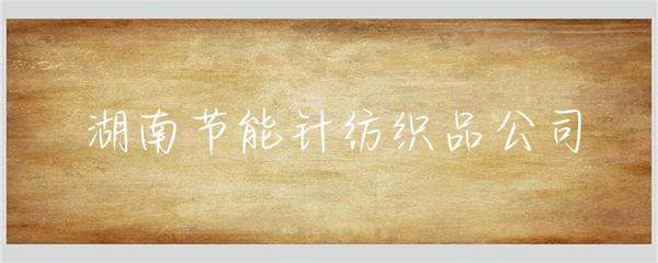 湖南節(jié)能針紡織品公司 聚焦綠色創(chuàng)新，引領(lǐng)針紡織行業(yè)可持續(xù)發(fā)展